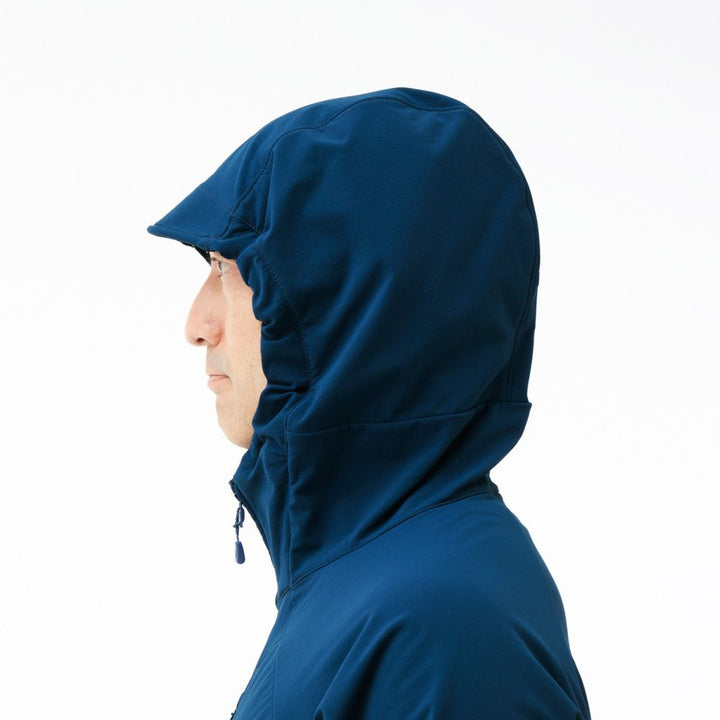 Montbell Soft Shell Men's CLIMAPRO 200 Hooded - Wind resistance Water repellent