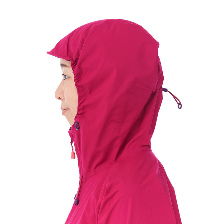 Montbell Rainwear Women's Jacket Rain Trekker Sailor Blue - WINDSTOPPER® GORE‑TEX LABS