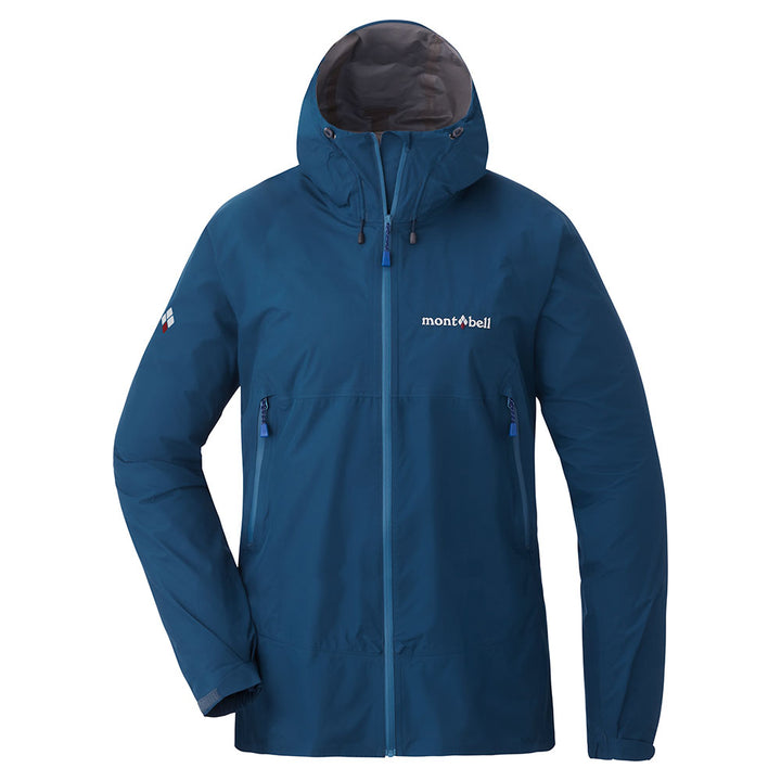 Montbell Rainwear Women's Jacket Rain Trekker Sailor Blue - WINDSTOPPER® GORE‑TEX LABS