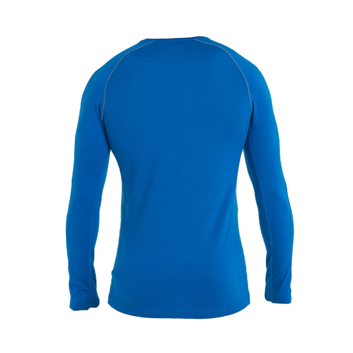 icebreaker Merino Base Layer Men's 200 Zoneknit™ Long Sleeve Crewe Thermal Top - Loden Lazurite