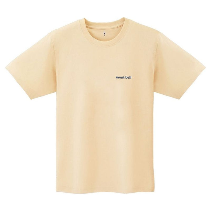 Montbell T-Shirt Unisex Pear Skin Cotton T DayBreak - Ivory