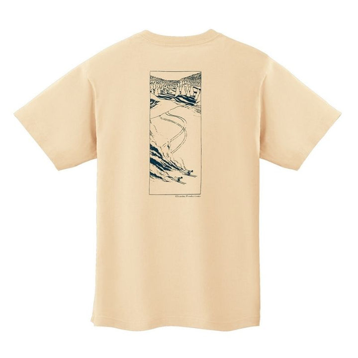 Montbell T-Shirt Unisex Pear Skin Cotton T Spur - Ivory