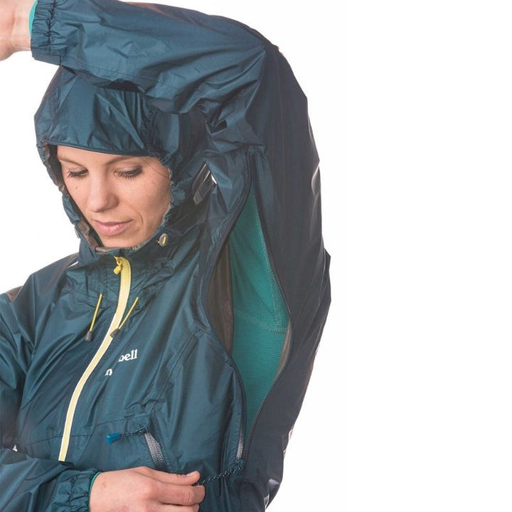 Montbell Rainwear Women's Versalite Jacket US - Black Navy Dark Mallard Water Resistance