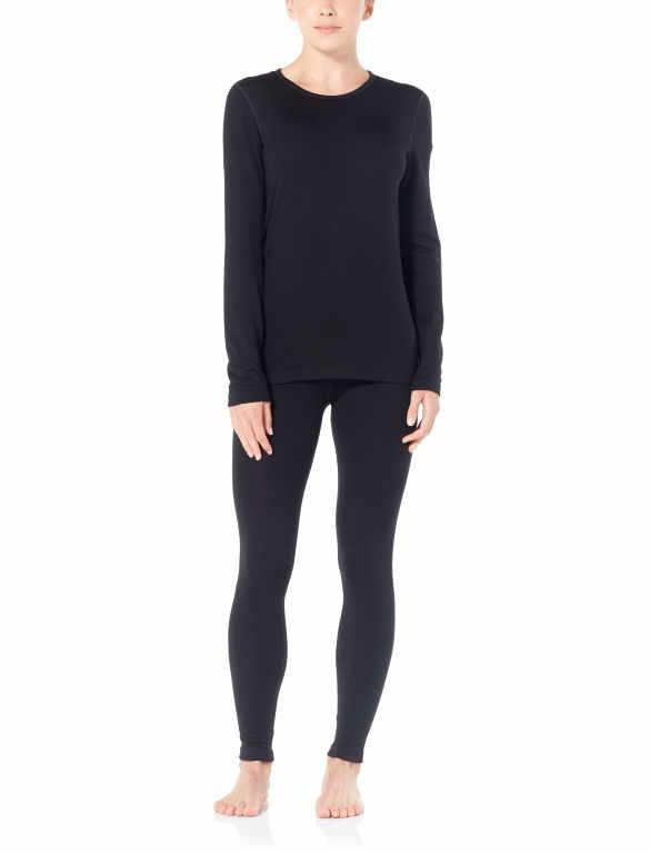 Icebreaker Base Layer Women's Merino Wool 260 Tech - Leggings Tights - Winter Outdoor Camping Trekking Hiking
