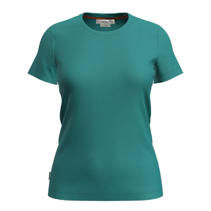 icebreaker Merino Women's Central Classic Short Sleeve T-Shirt - Flux green Loden