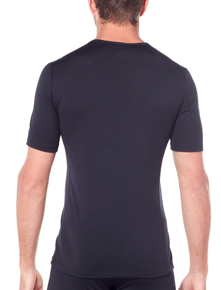 Icebreaker Base Layer Men Merino Wool 200 Oasis Short Sleeve Crewe Winter Outdoor Camping Trekking Hiking