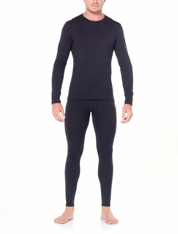 Icebreaker Base Layer Men Merino Wool 200 Oasis - Leggings Tights - Winter Outdoor Camping Trekking Hiking