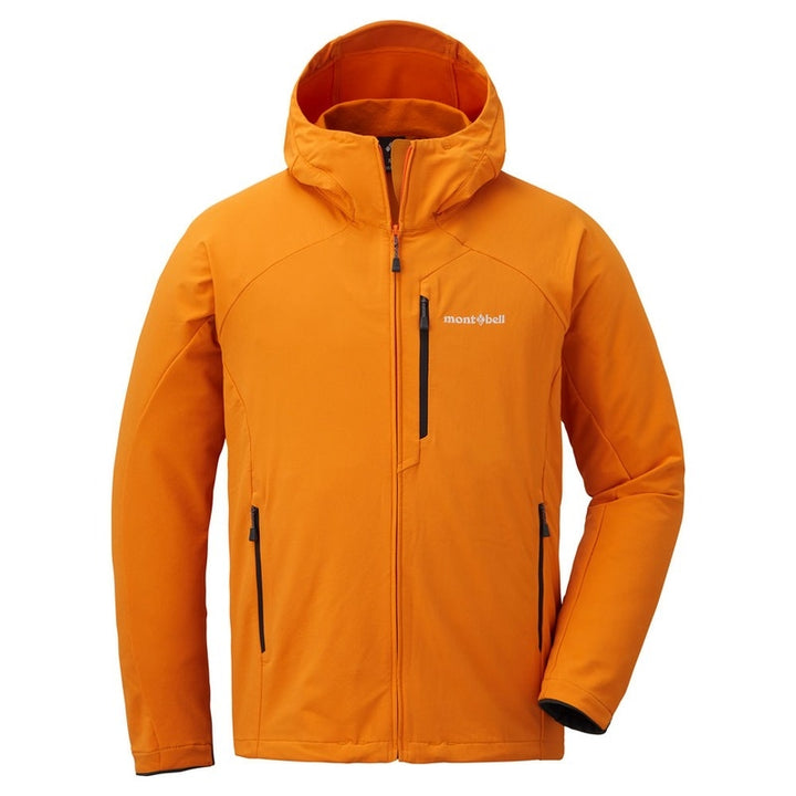 Montbell Soft Shell Men's CLIMAPRO 200 Hooded - Wind resistance Water repellent