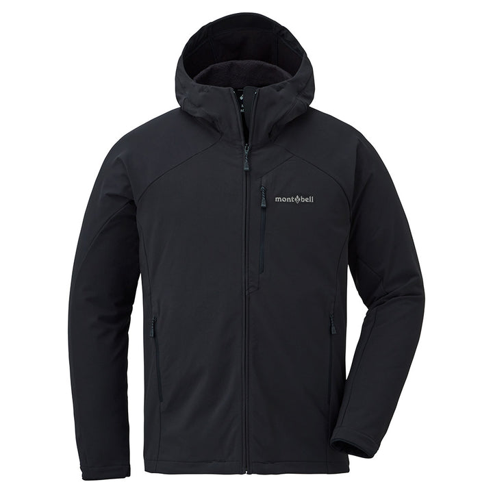 Montbell Soft Shell Men's CLIMAPRO 200 Hooded - Wind resistance Water repellent