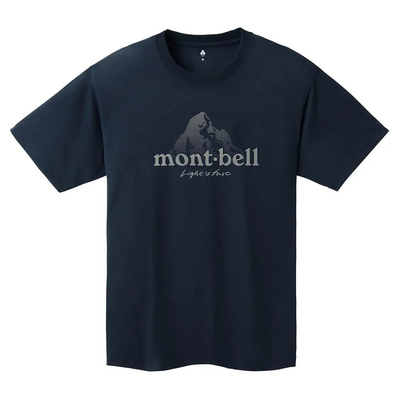 Montbell T-Shirt Unisex Wickron T Dot Logo - Everyday Hiking Trekking Firstlayer