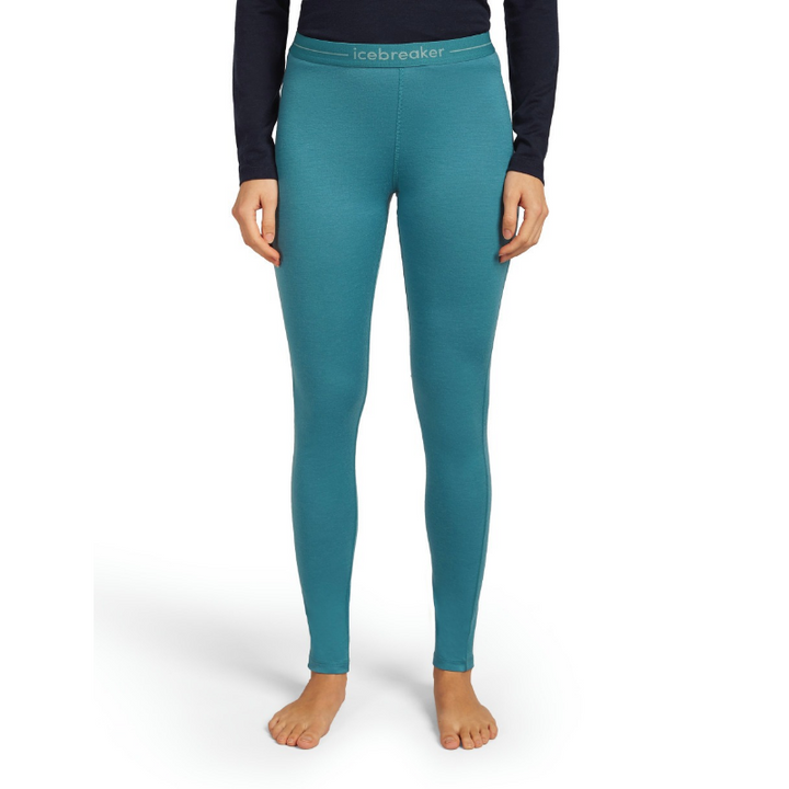 icebreaker Merino Base Layer Women's 200 Oasis Leggings Tights - Black Topaz