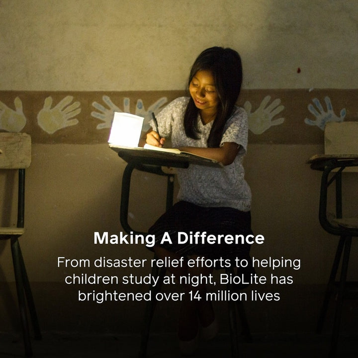 BioLite Solar String Lights 44’ Color - Outdoor Trekking Camping Rechargeable