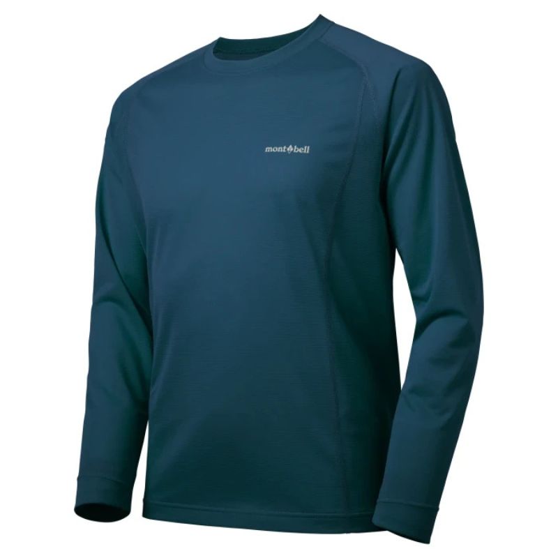 Montbell Men's Cool Long Sleeve T - Outdoor Hiking Trekking Firstlayer