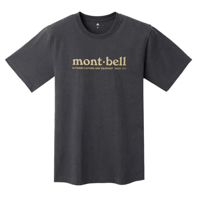 Montbell T-Shirt Unisex Pear Skin Cotton T Mont-bell - Dark Gray