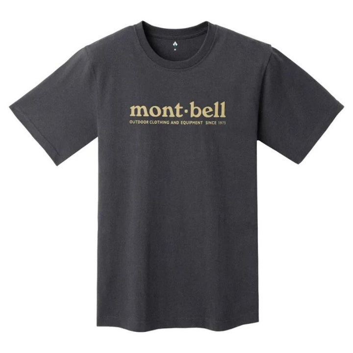 Montbell T-Shirt Unisex Pear Skin Cotton T Mont-bell - Dark Gray