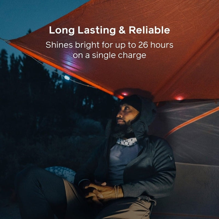 BioLite Solar String Lights 44’ Color - Outdoor Trekking Camping Rechargeable