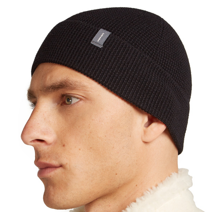 icebreaker Merino Feadan Cuff Beanie Unisex - Black Acid Pink