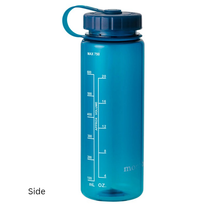 Montbell Clear Bottle 0.75L - Blue, Clear, Green, Gray, Blue Green, Orange, Red