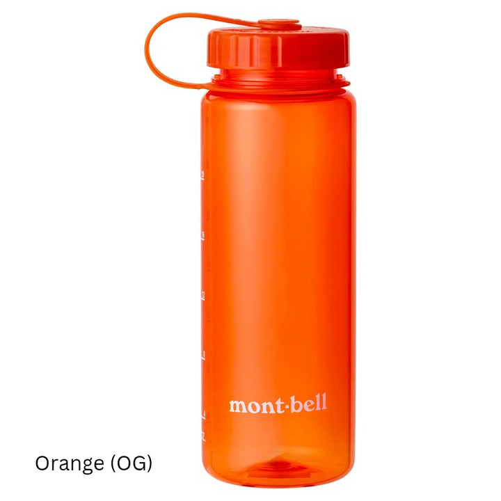Montbell Clear Bottle 0.75L - Blue, Clear, Green, Gray, Blue Green, Orange, Red