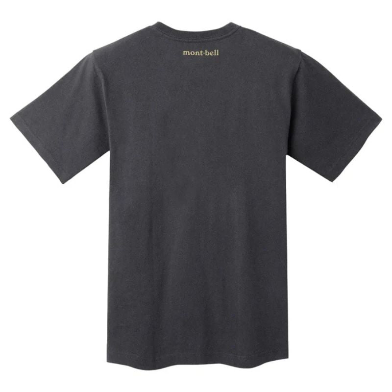 Montbell T-Shirt Unisex Pear Skin Cotton T Mont-bell - Dark Gray