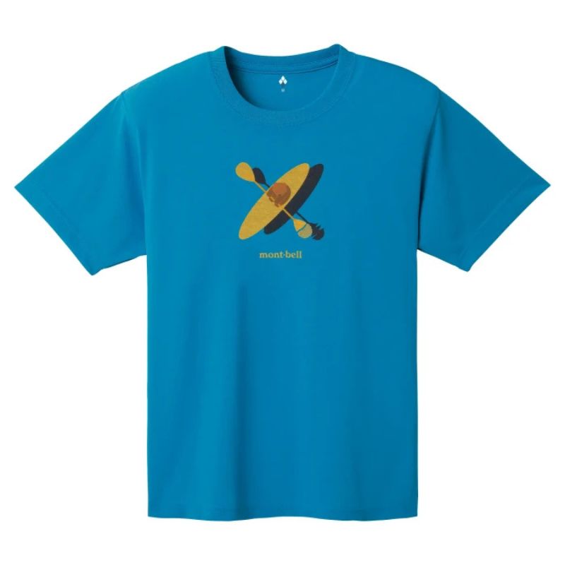 Montbell T-Shirt Unisex Wickron T Kayaking Bear - Turquoise