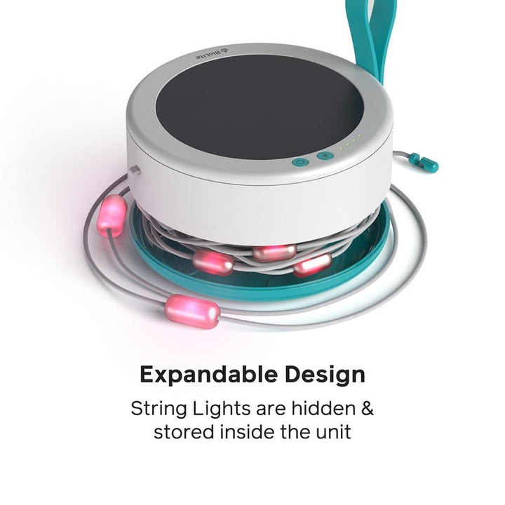 BioLite Solar String Lights 44’ Color - Outdoor Trekking Camping Rechargeable