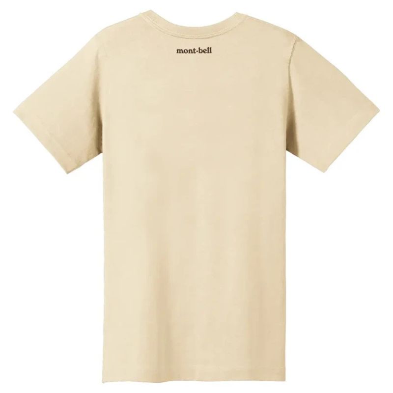 Montbell T-Shirt Women's Pear Skin Cotton T Bear - Ivory