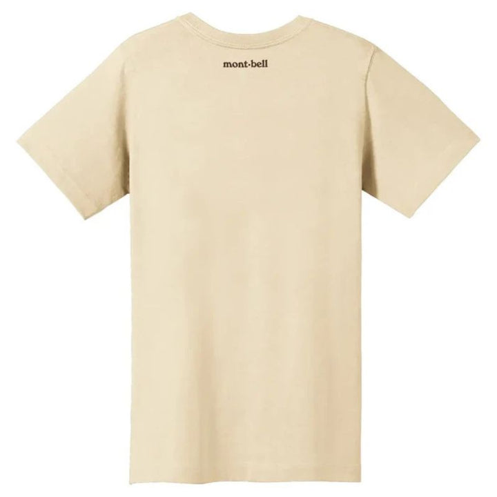 Montbell T-Shirt Women's Pear Skin Cotton T Bear - Ivory