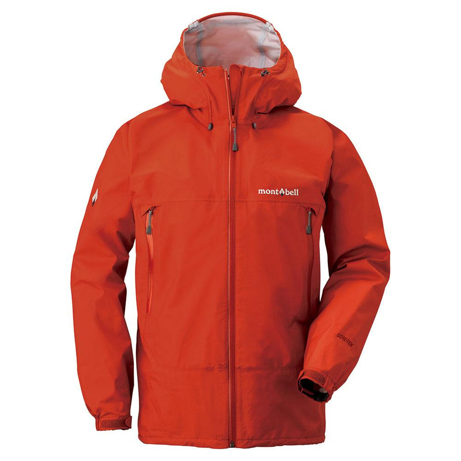Montbell Men's Rain Jacket GORETEX Rain Dancer Hooded - Waterproof Lightweight Windproof