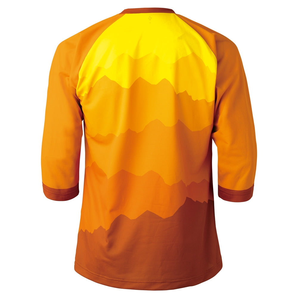 Montbell Unisex Wickron Cool Trail Ride Jersey Peak Sunflower