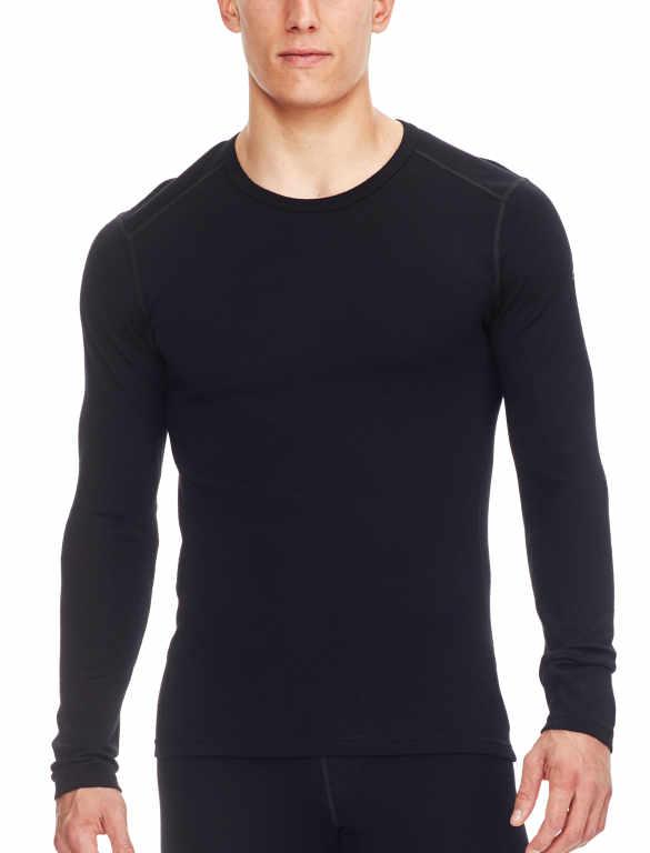 Icebreaker Base Layer Men Merino Wool 260 Tech Top - Long Sleeve Crewe - Winter Outdoor Camping Trekking Hiking