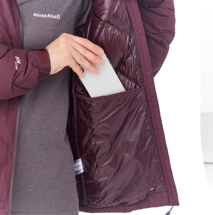 Montbell Down Jacket Women's Permafrost Light Down Parka GORE-TEX INFINIUM™ WINDSTOPPER®