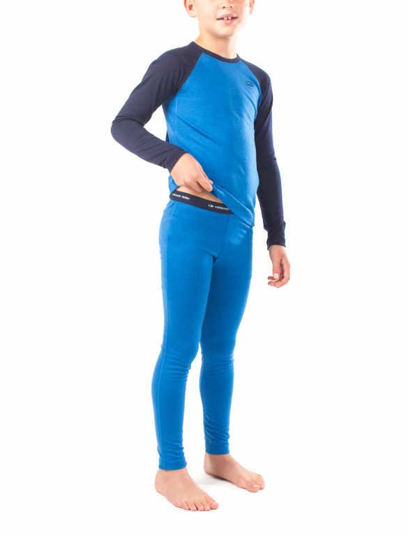 Icebreaker Base Layer Kid's Merino Wool 200 Oasis Long Sleeve Crewe Winter Outdoor Camping Trekking Hiking