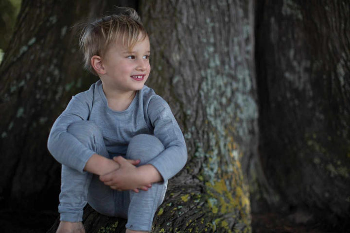 Icebreaker Base Layer Kid's Merino Wool 200 Oasis Long Sleeve Crewe Winter Outdoor Camping Trekking Hiking