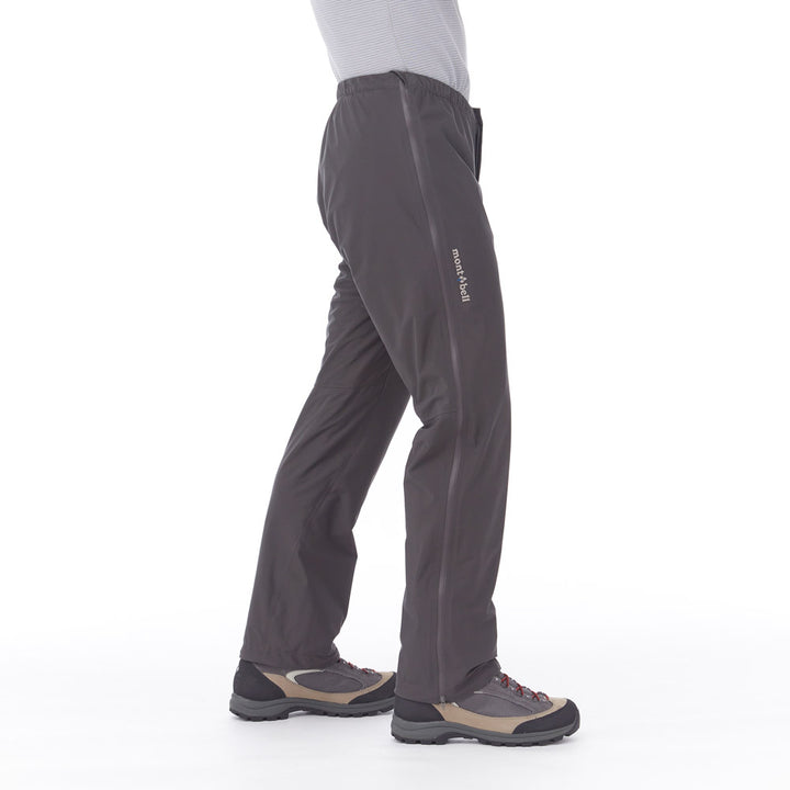 Montbell Rainwear Women's Stretch Rain Full Zip Pants - Waterproof Hiking Outdoor Travel