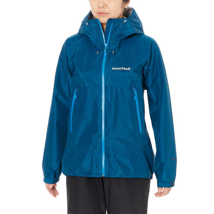 Montbell Women's Rain Jacket GORETEX Rain Dancer - Waterproof Lightweight Hooded Windproof