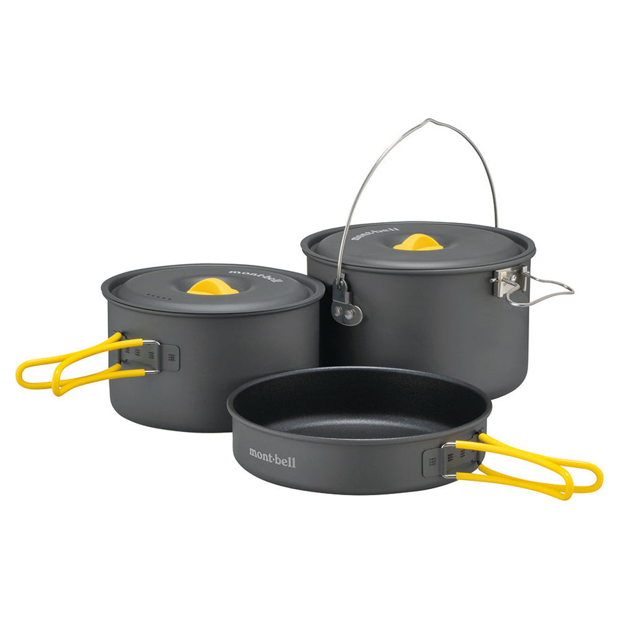 Montbell Cooking Set Alpine Cooker 16+18 PAN SET - Outdoor Backpacking Camping Hiking