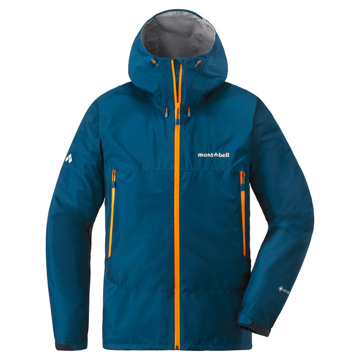 Montbell Rainwear Men's Rain Dancer Hooded Jacket - GORETEX Waterproof Lightweight Windproof