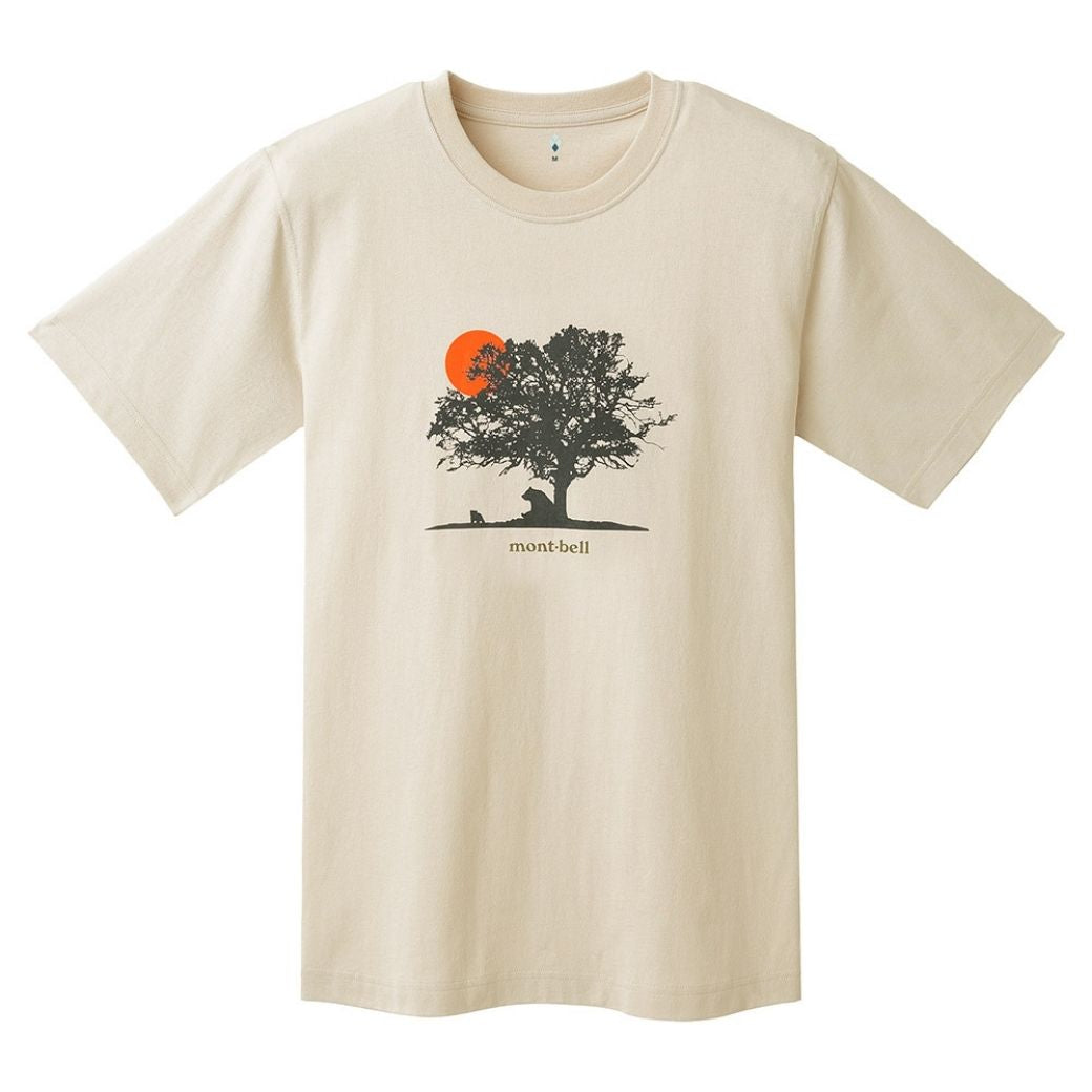 Montbell T-Shirt Unisex Pear Skin Cotton T Yuuhi  - Everyday Hiking Trekking Firstlayer