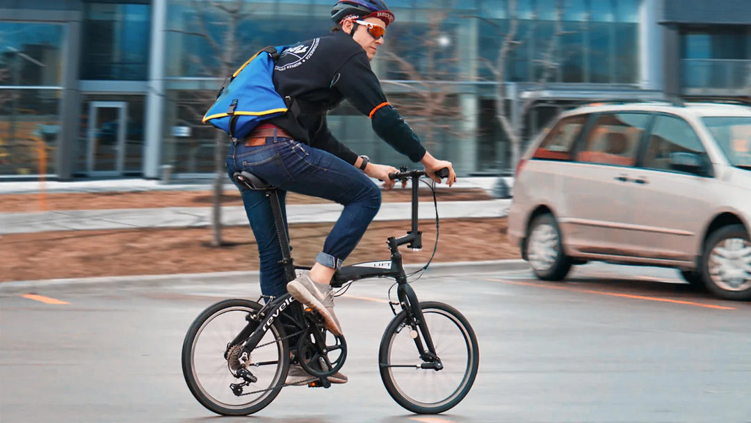 Riding the Revelo Lift foldable bike in Singapore
