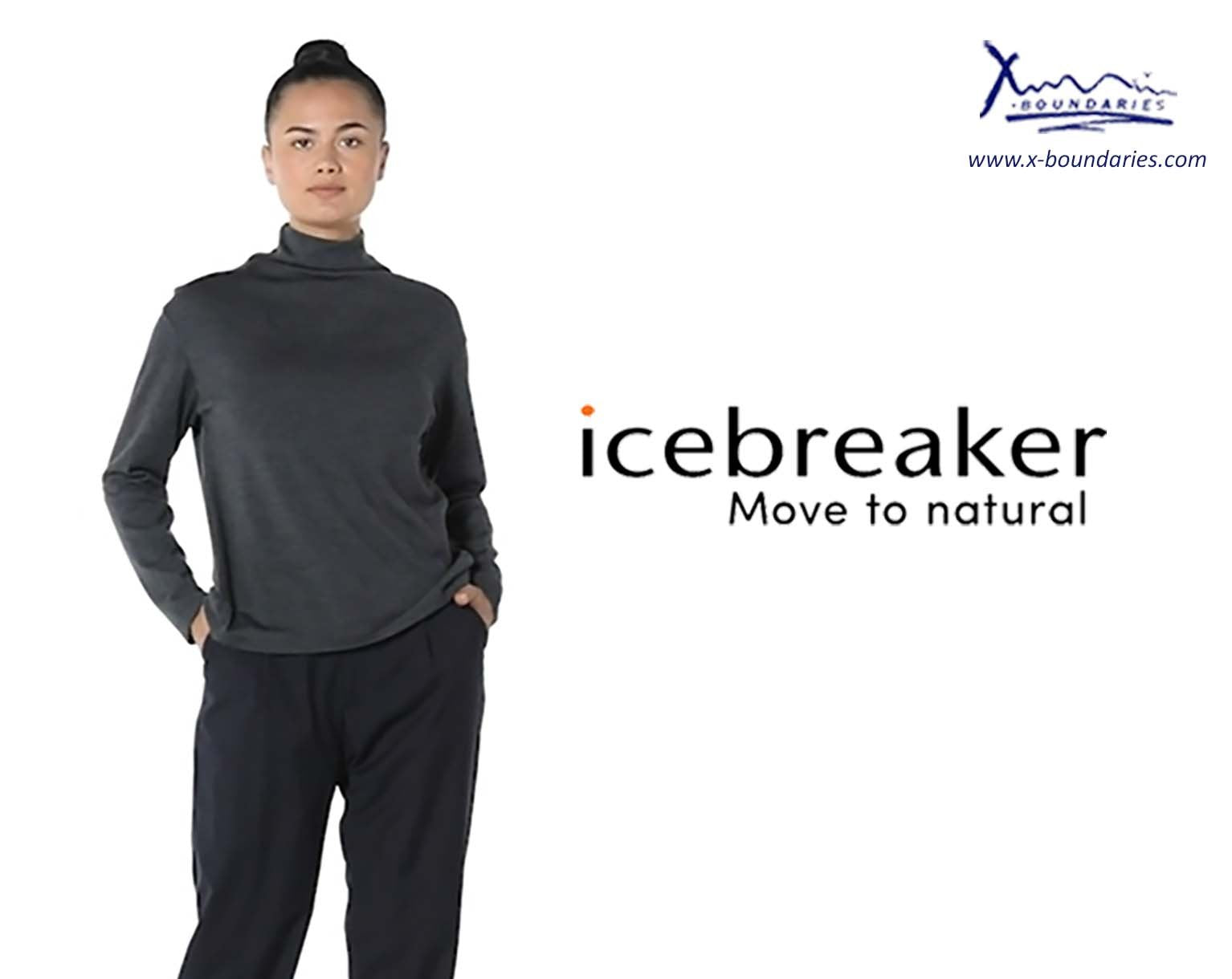 Women Top Icebreaker – X-Boundaries, MontBell