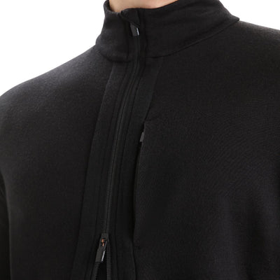 icebreaker Merino Jacket Men's 260 Quantum III Long Sleeve Zip - Ether