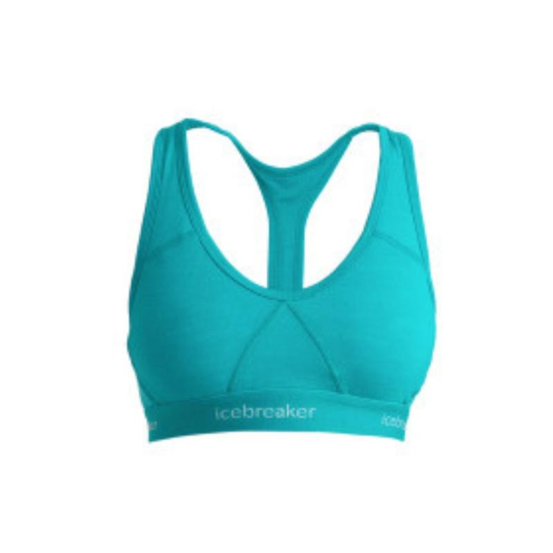 icebreaker Merino Undergarment Women's Sprite Racerback Bra - Tempo Flux Green