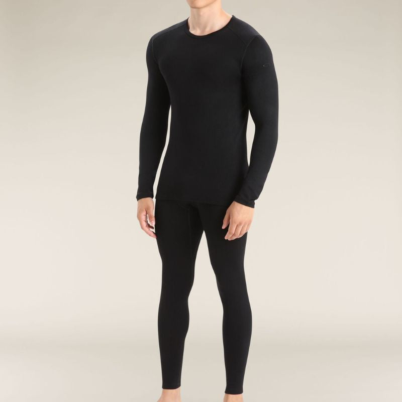 icebreaker Merino Base Layer Men's 260 Tech Leggings Tights - Black