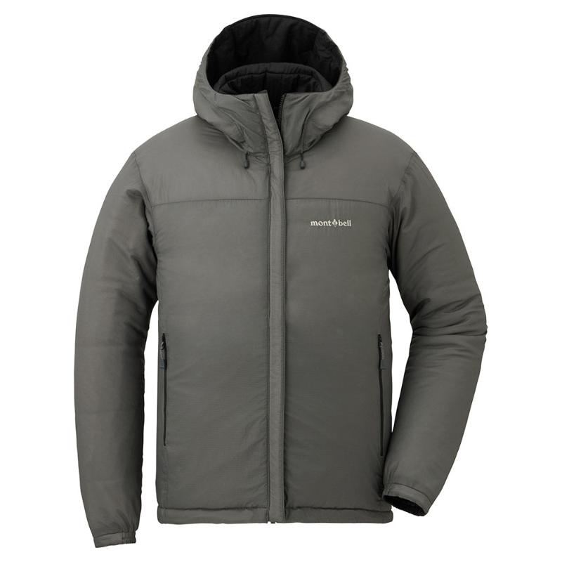 Montbell Jacket Men's Thermawrap Parka - EXCELOFT® Water-Repellent Hoodie