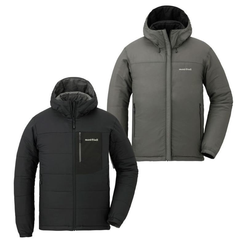 Montbell Jacket Men's Thermawrap Parka - EXCELOFT® Water-Repellent Hoodie