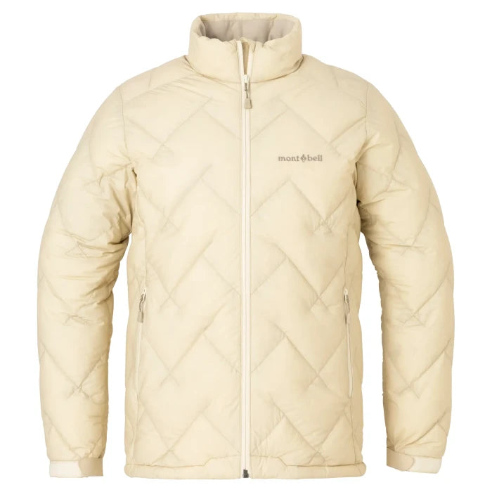 Montbell Down Jacket Women's Permafrost Light Down Jacket - DRY-TEC in Ivory