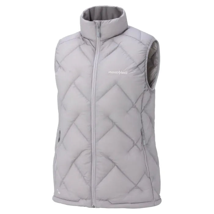 Montbell Neige Down Vest Women's in light gray