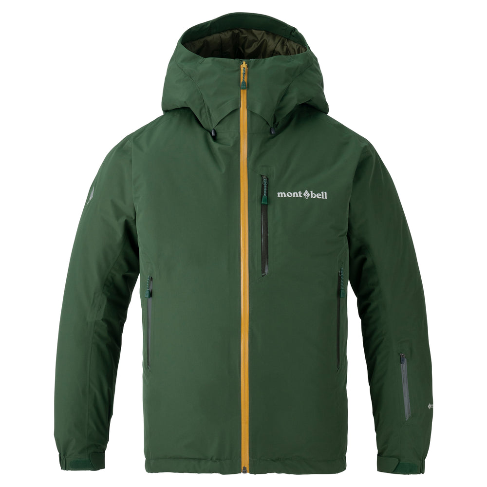 Montbell Men's Powder Glide Parka in Dark Green