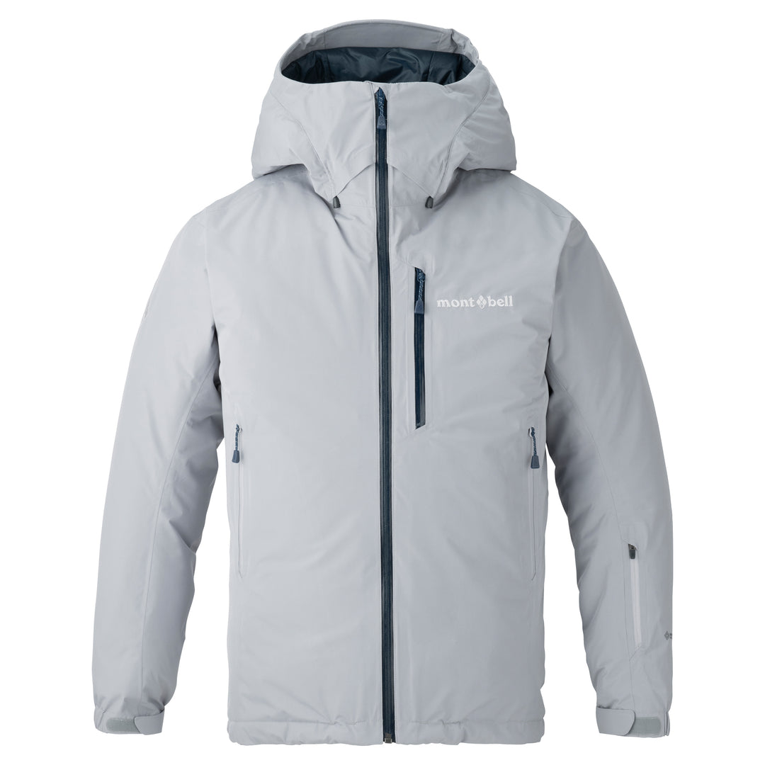 Montbell Men's Powder Glide Parka in Light Gray